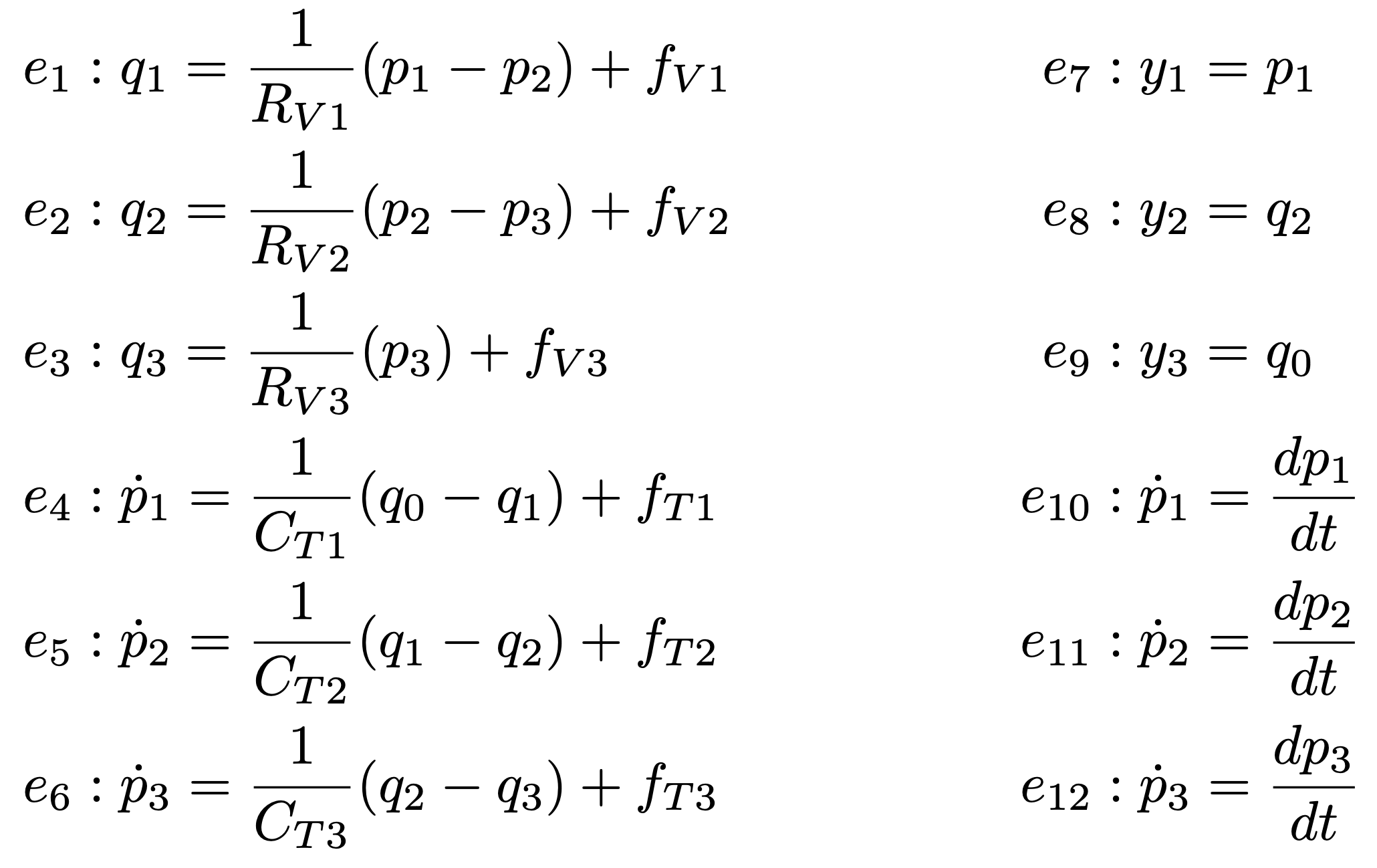 equations